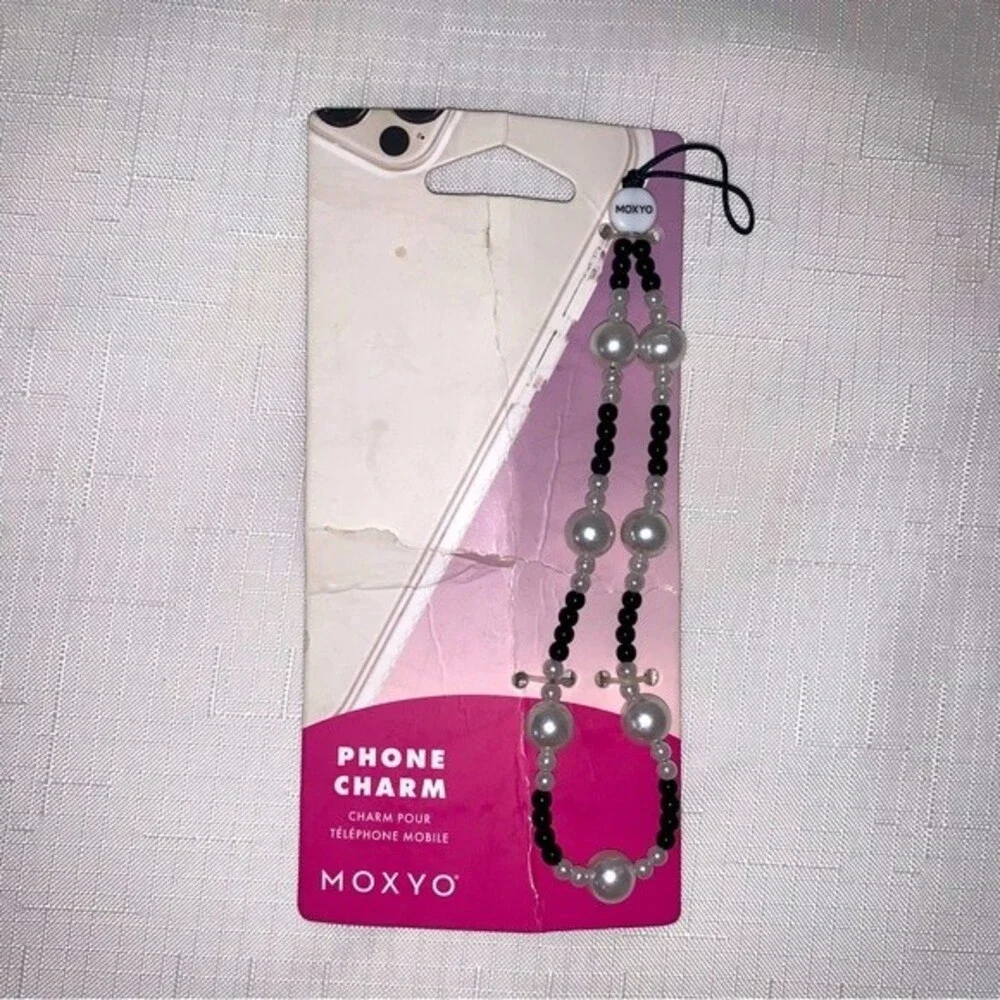 Pearl Look Beaded Cell Phone Lanyard Universal Elegant Wristlet Travel Helper
